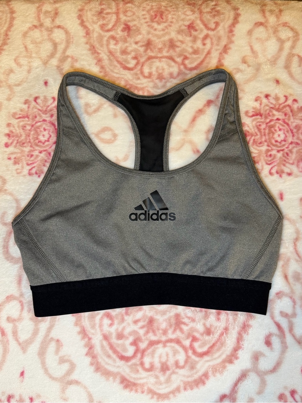 Adidas Don’t Rest Alphaskin Sports Bra in Grey (Size XS)